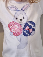 Easter Bunny with Eggs T-shirt (size 2-3)