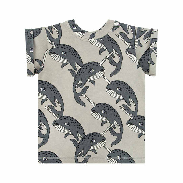 Narwhal Grey T-Shirt
